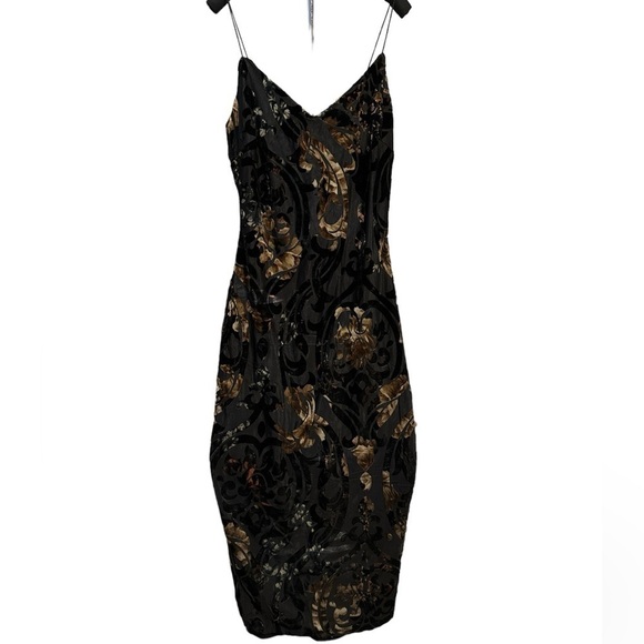 Fashion Nova Dresses & Skirts - Fashion Nova S - Black Velvety Slip Dress